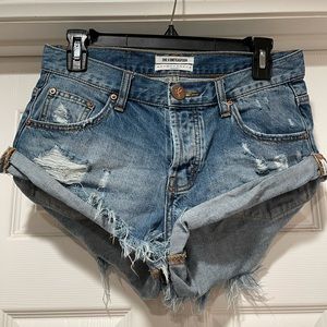 LIKE NEW One Teaspoon Bandits Shorts